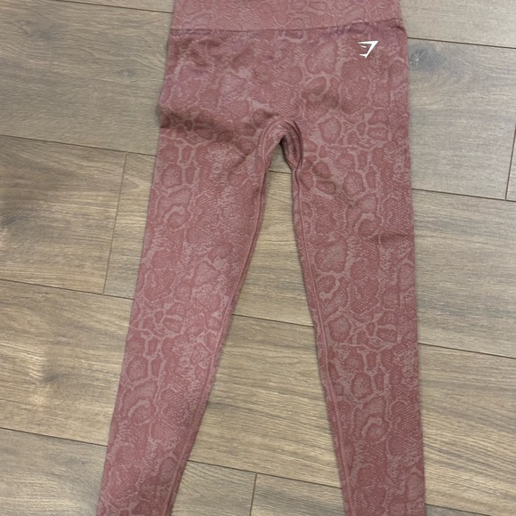 Gymshark Adapt Animal Seamless leggings. Modern blush pink/magenta brown - Picture 7 of 7